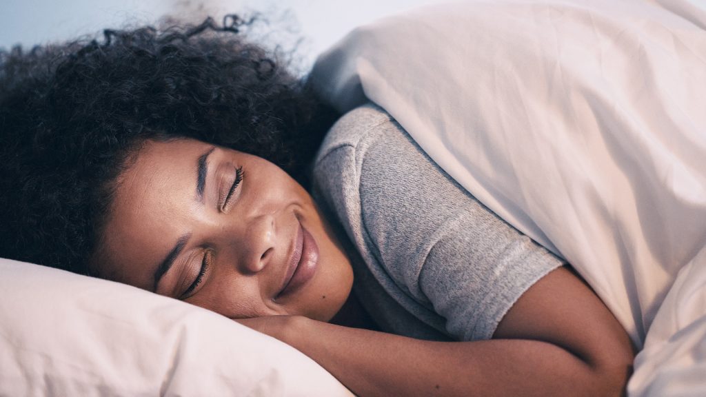 sleeping peacefully